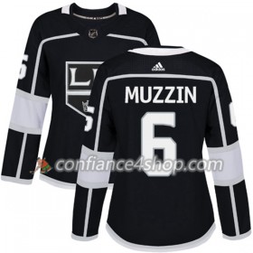 Adidas Maillot de Hockey Los Angeles Kings Jake Muzzin 6 2017-2018 Noir Authentic - Femme